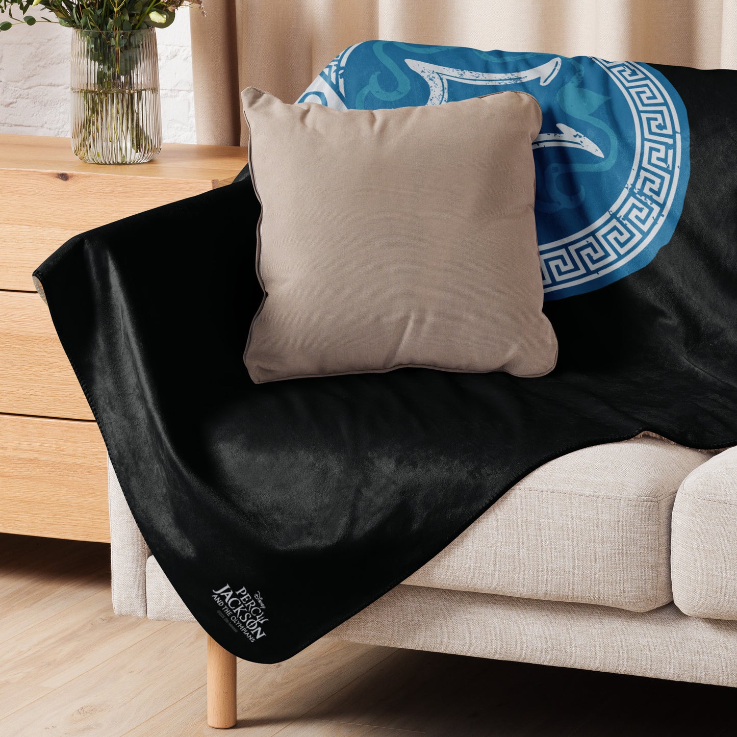 Percy Jackson Sherpa Blanket Poseidon Cabin