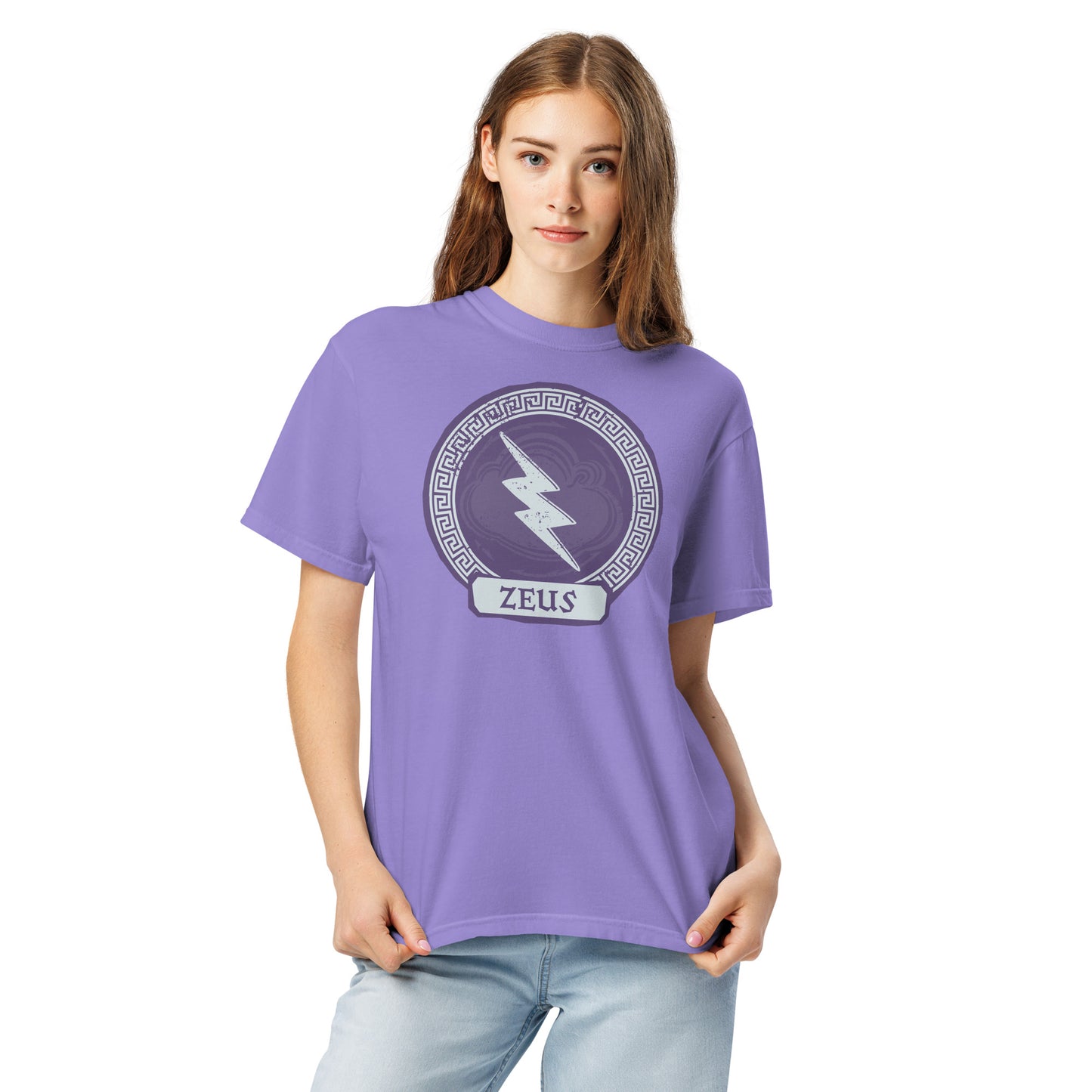 Percy Jackson Comfort Colors T-shirt Zeus Cabin