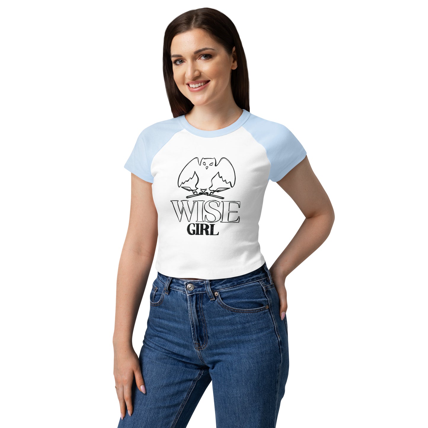 Percy Jackson Women's Raglan T-Shirt Wise Girl