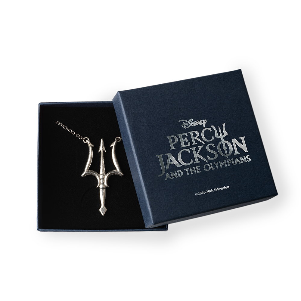 Percy Jackson Trident Icon Pendant Necklace-3