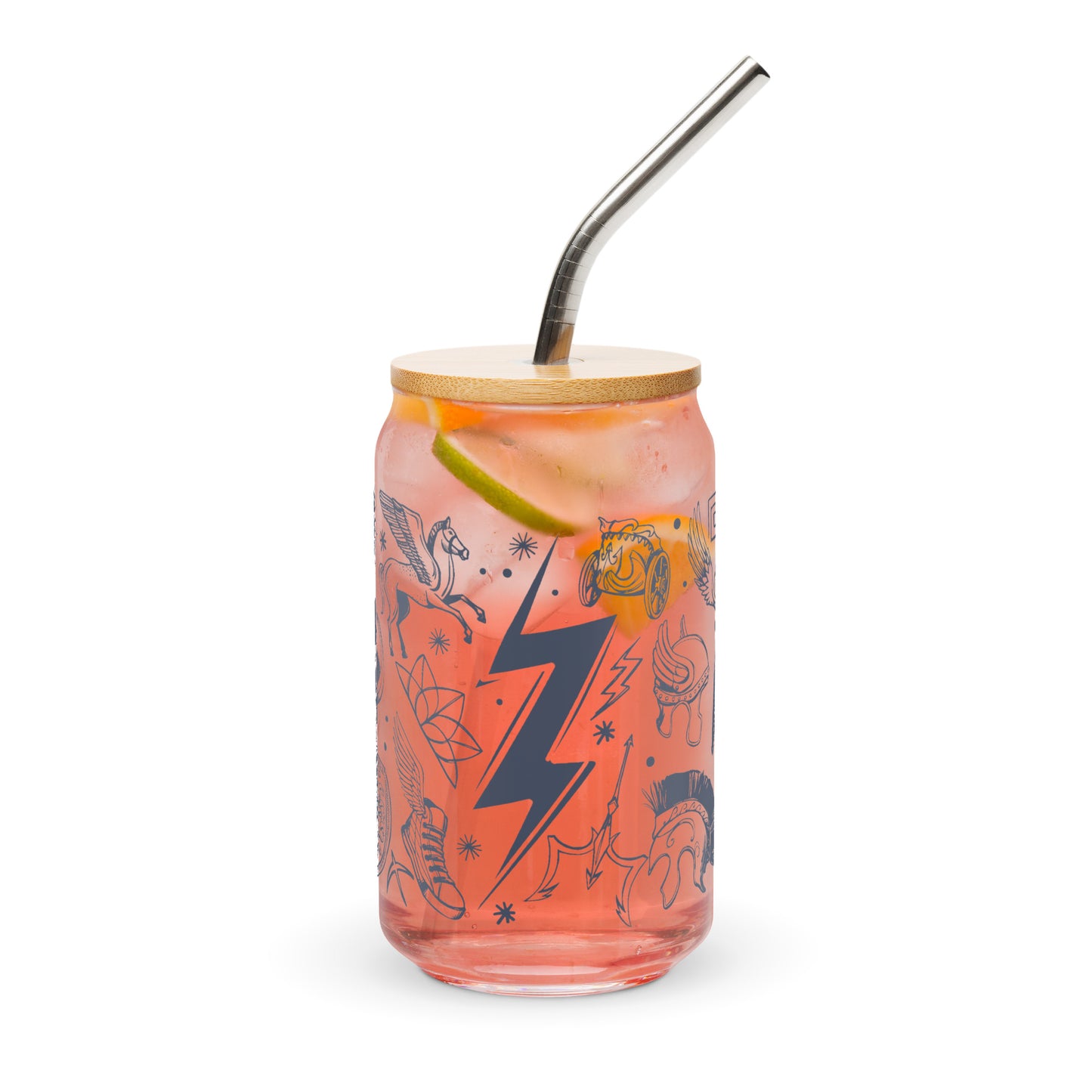 Percy Jackson Can-Shaped Glass The Olympians