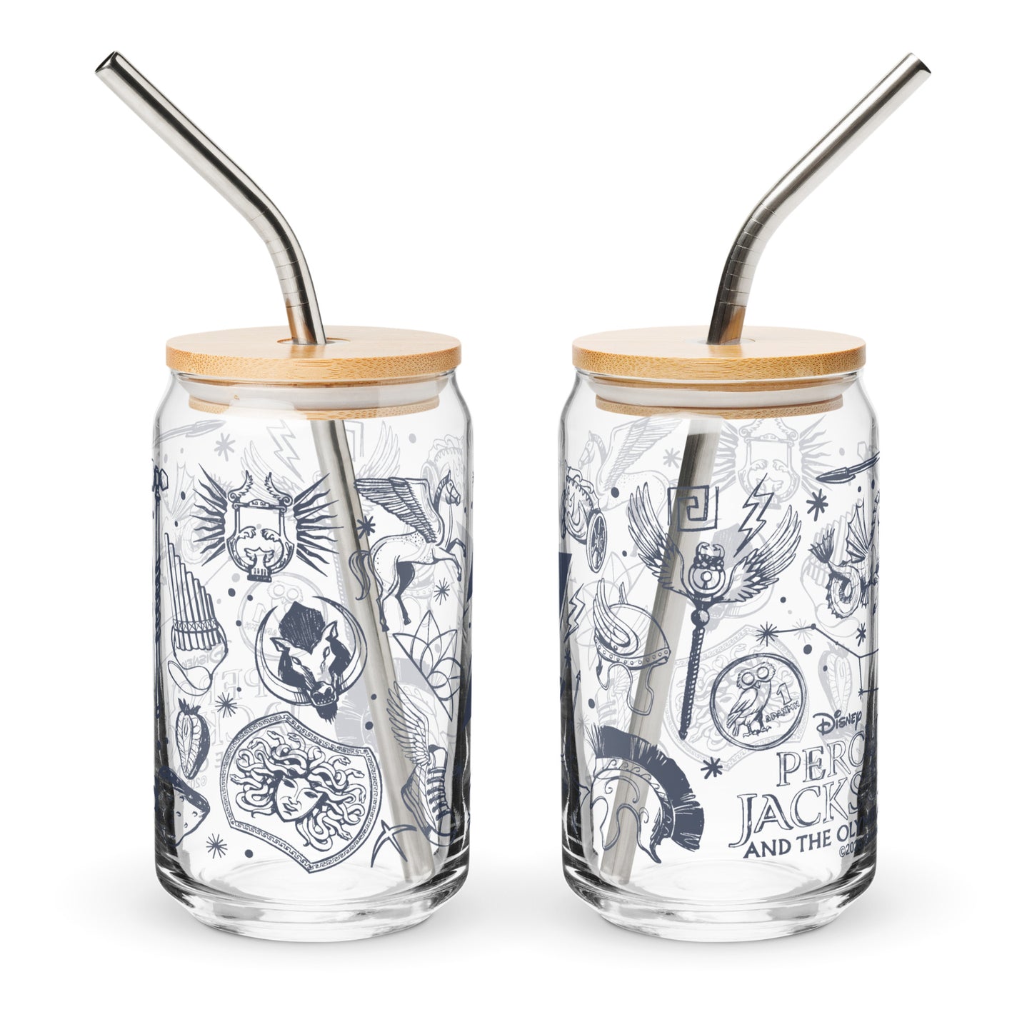 Percy Jackson Can-Shaped Glass The Olympians