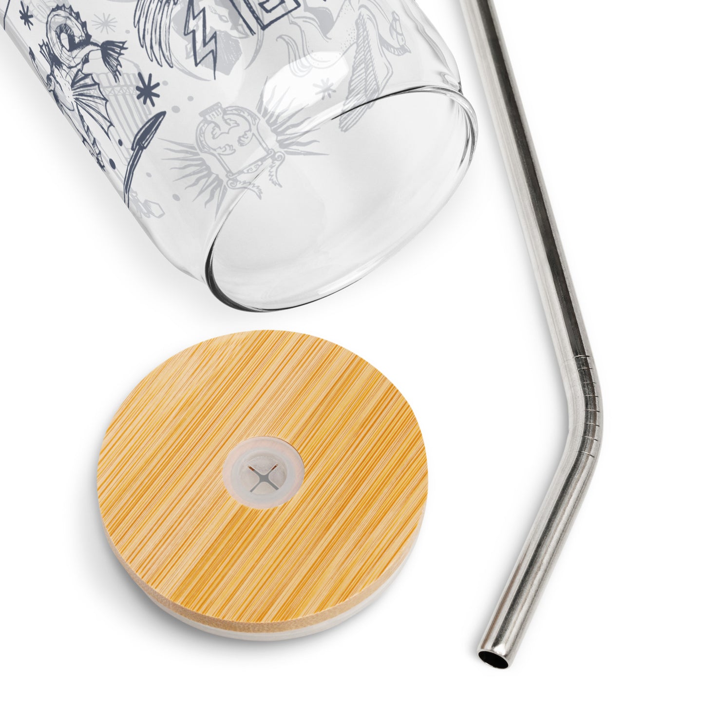 Percy Jackson Can-Shaped Glass The Olympians