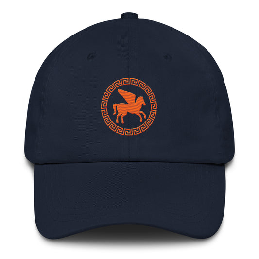 Percy jackson embroidered dad hat camp half-blood - navy