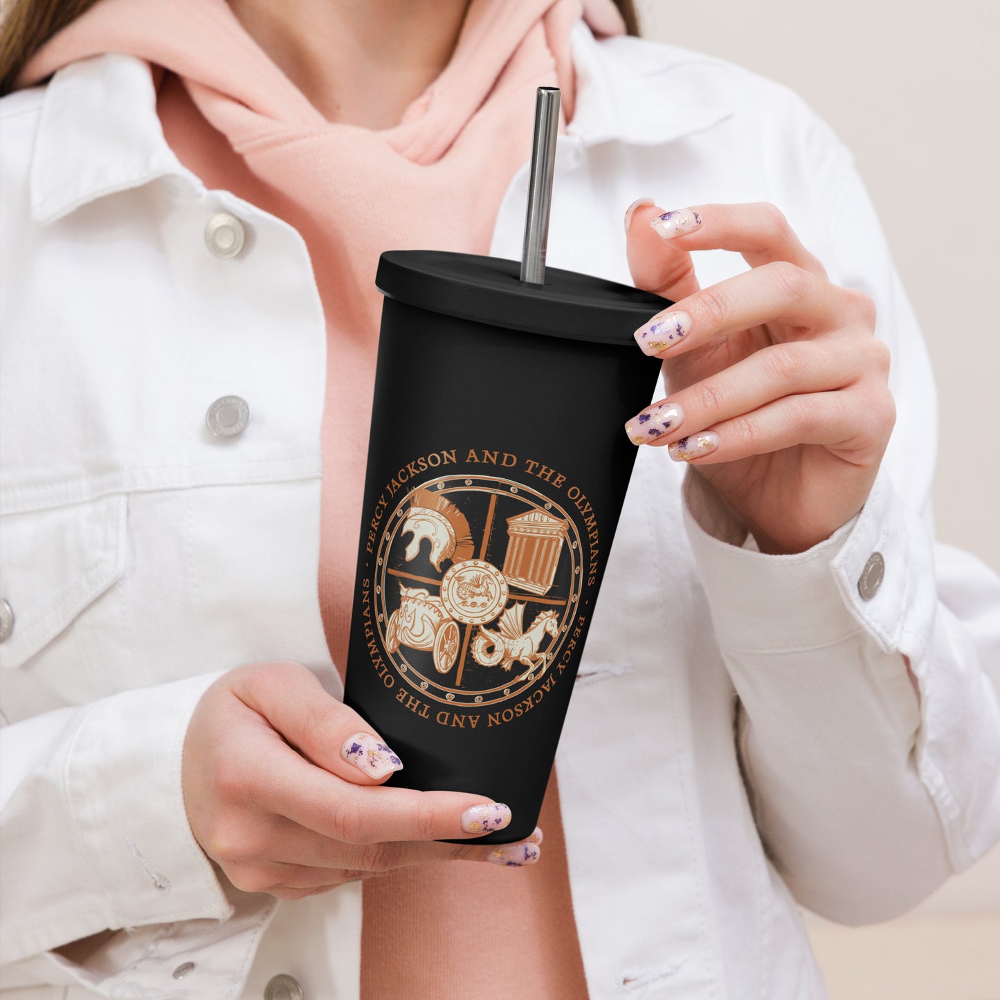 Percy Jackson Steel Tumbler Cabins