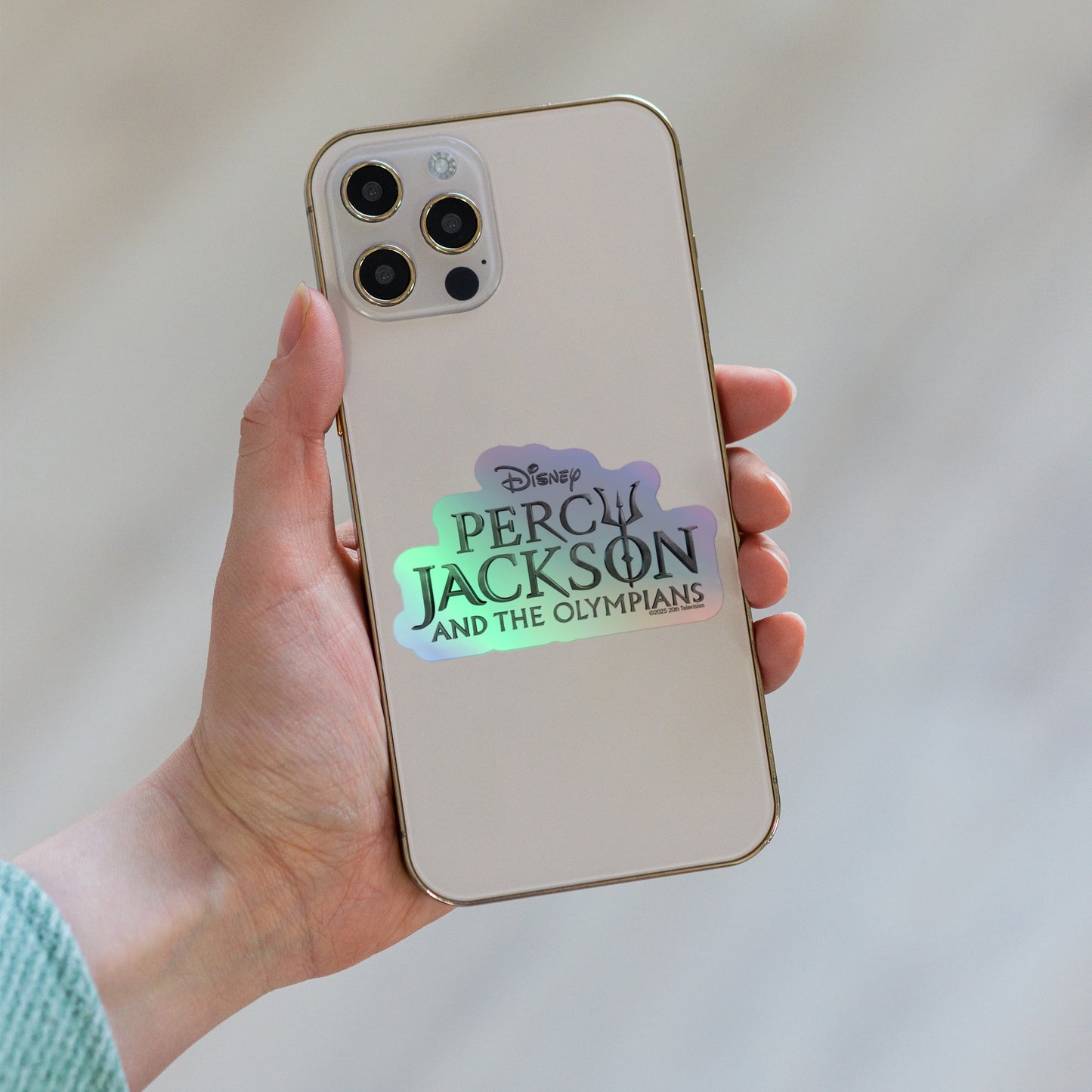 Percy Jackson Logo Holographic Sticker