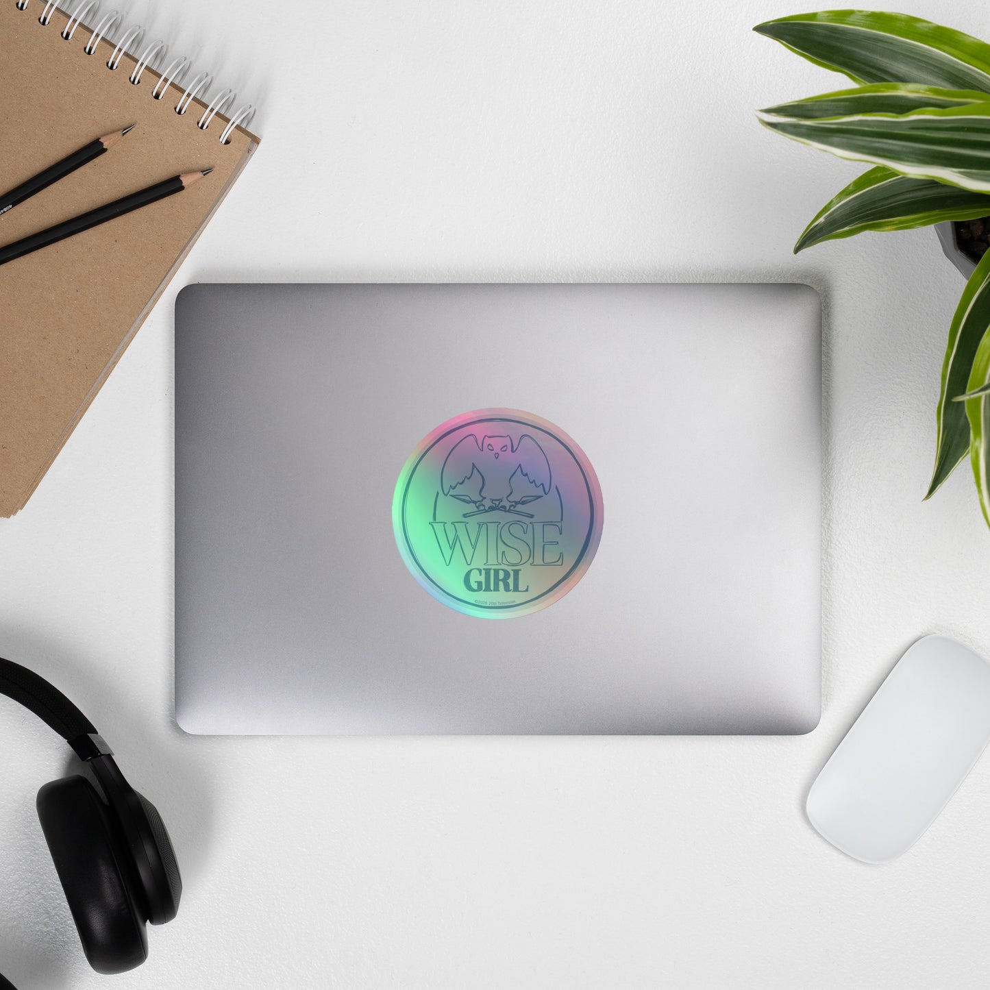 Percy Jackson Holographic Sticker Wise Girl