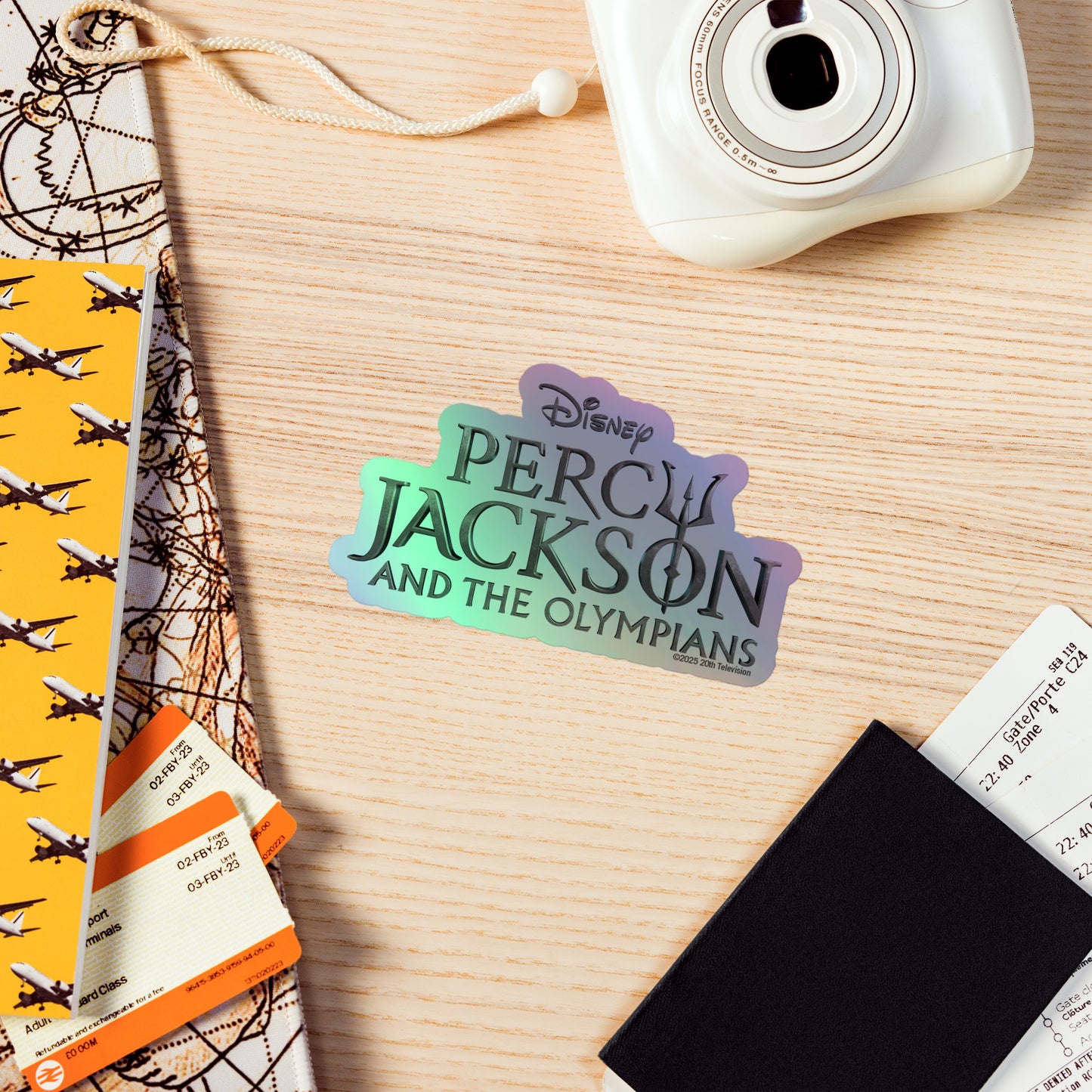 Percy Jackson Logo Holographic Sticker
