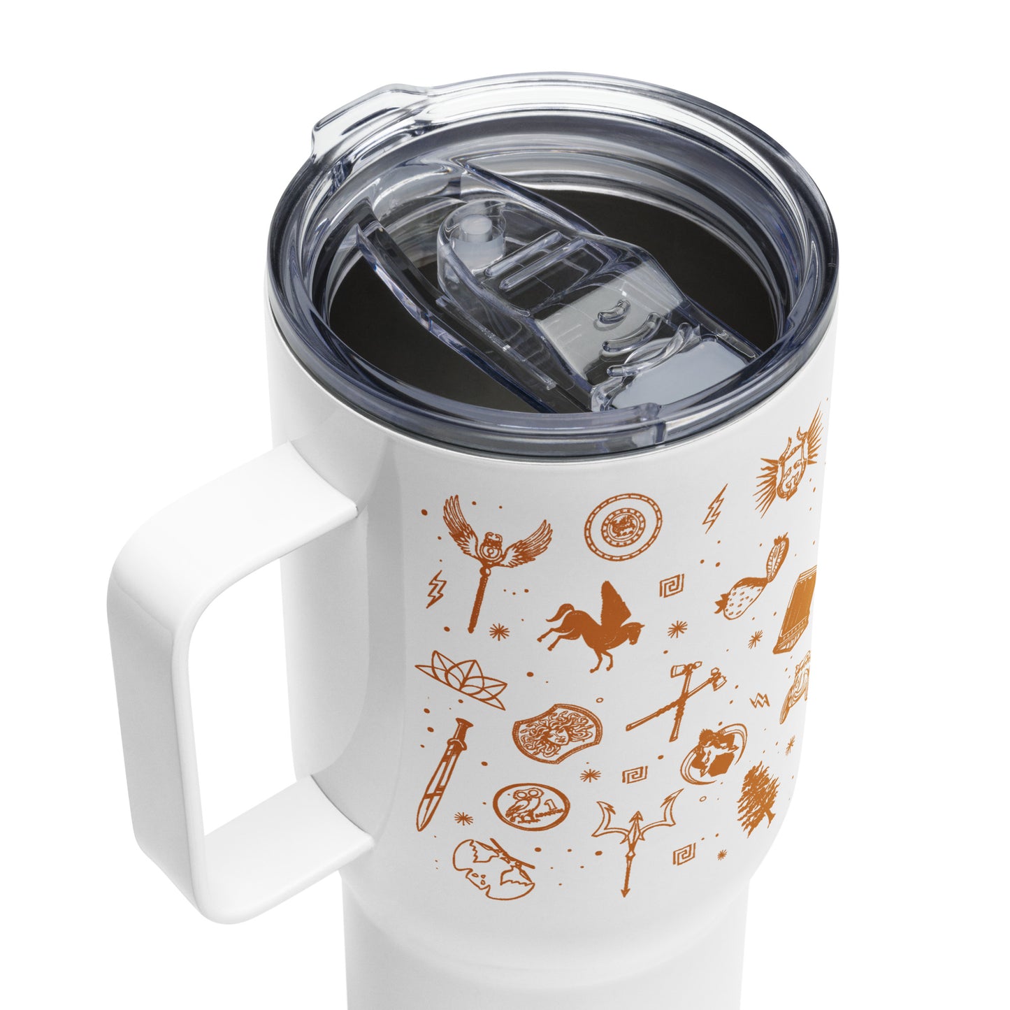 Percy Jackson Travel Mug Symbols