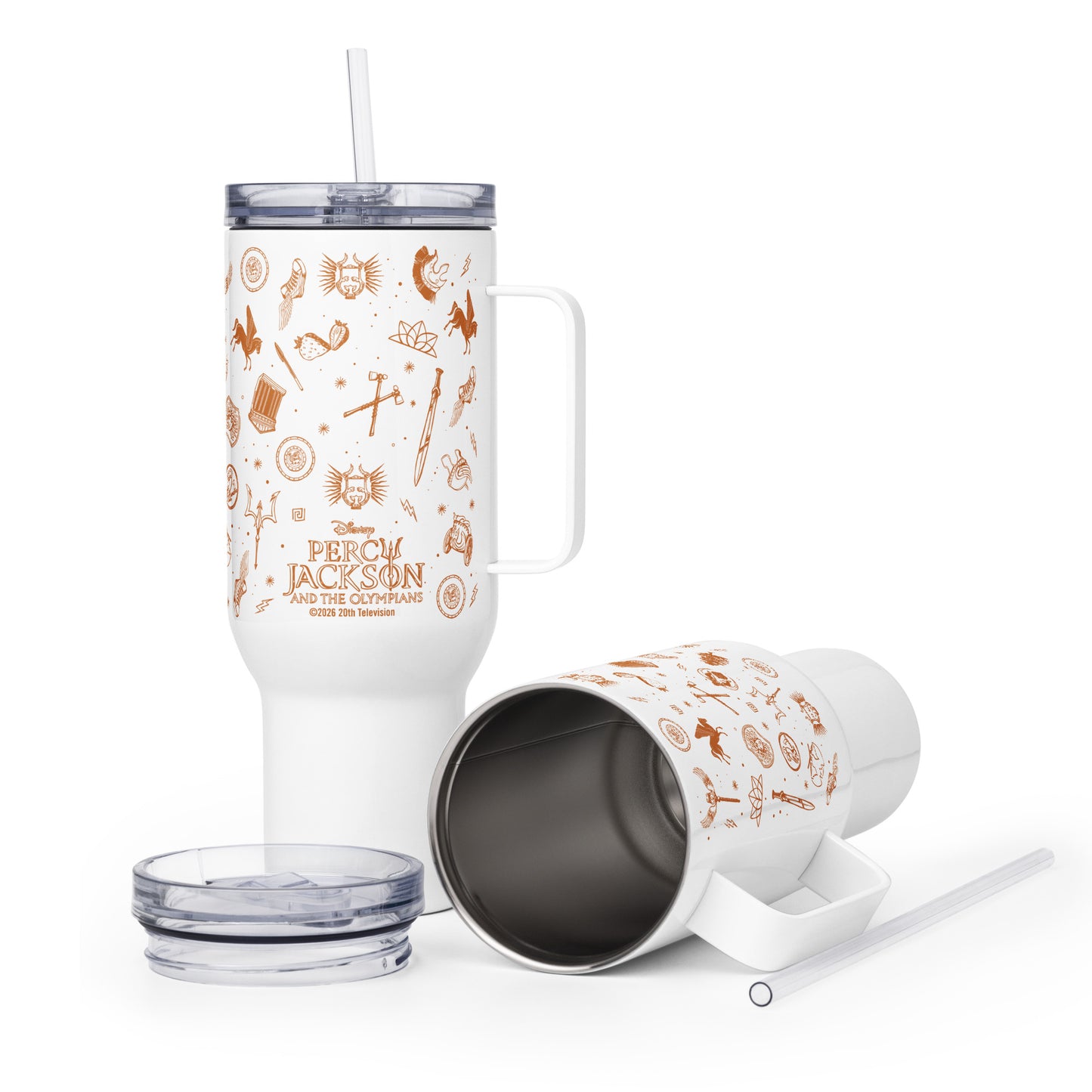 Percy Jackson Travel Mug Symbols