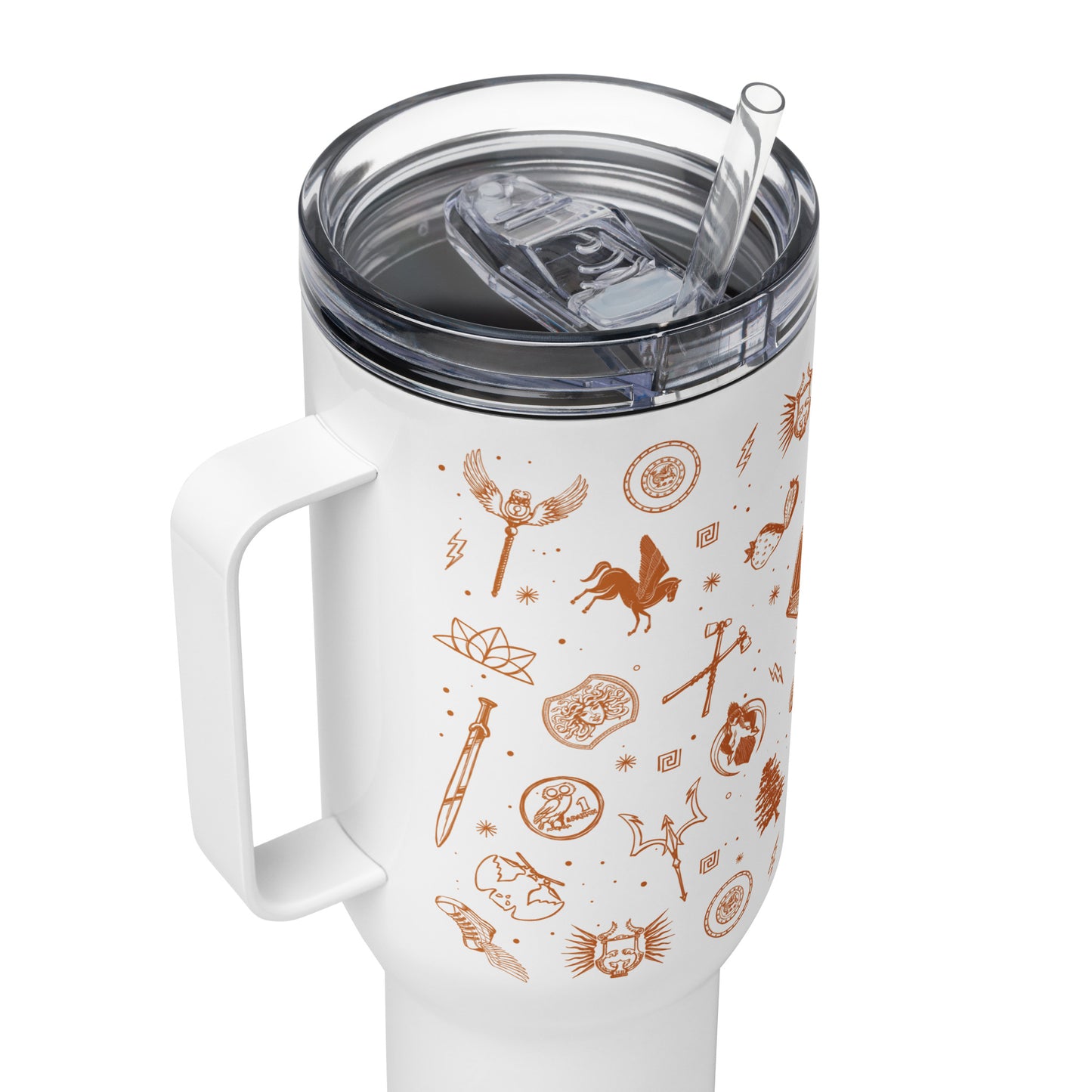Percy Jackson Travel Mug Symbols