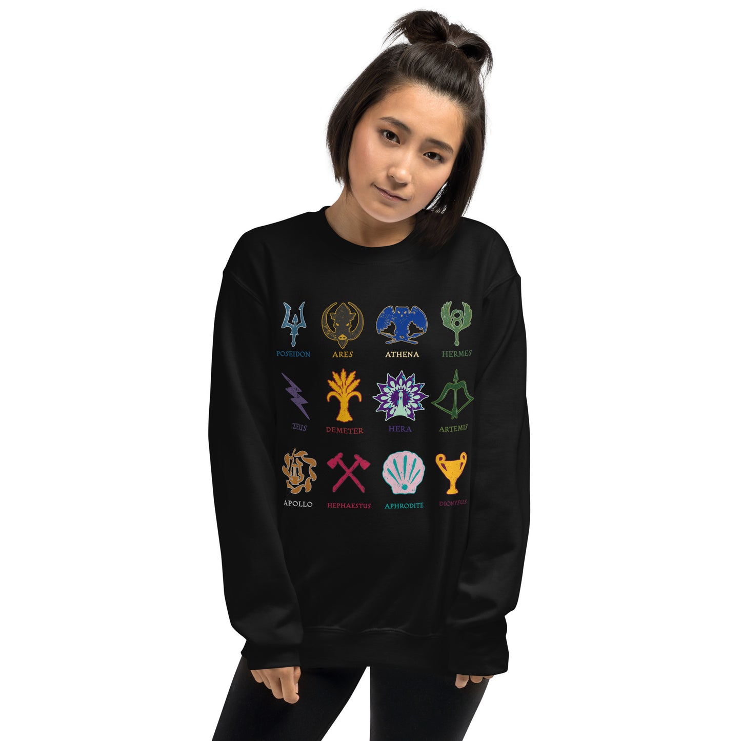 Percy Jackson Crewneck Camp Half-Blood Icons
