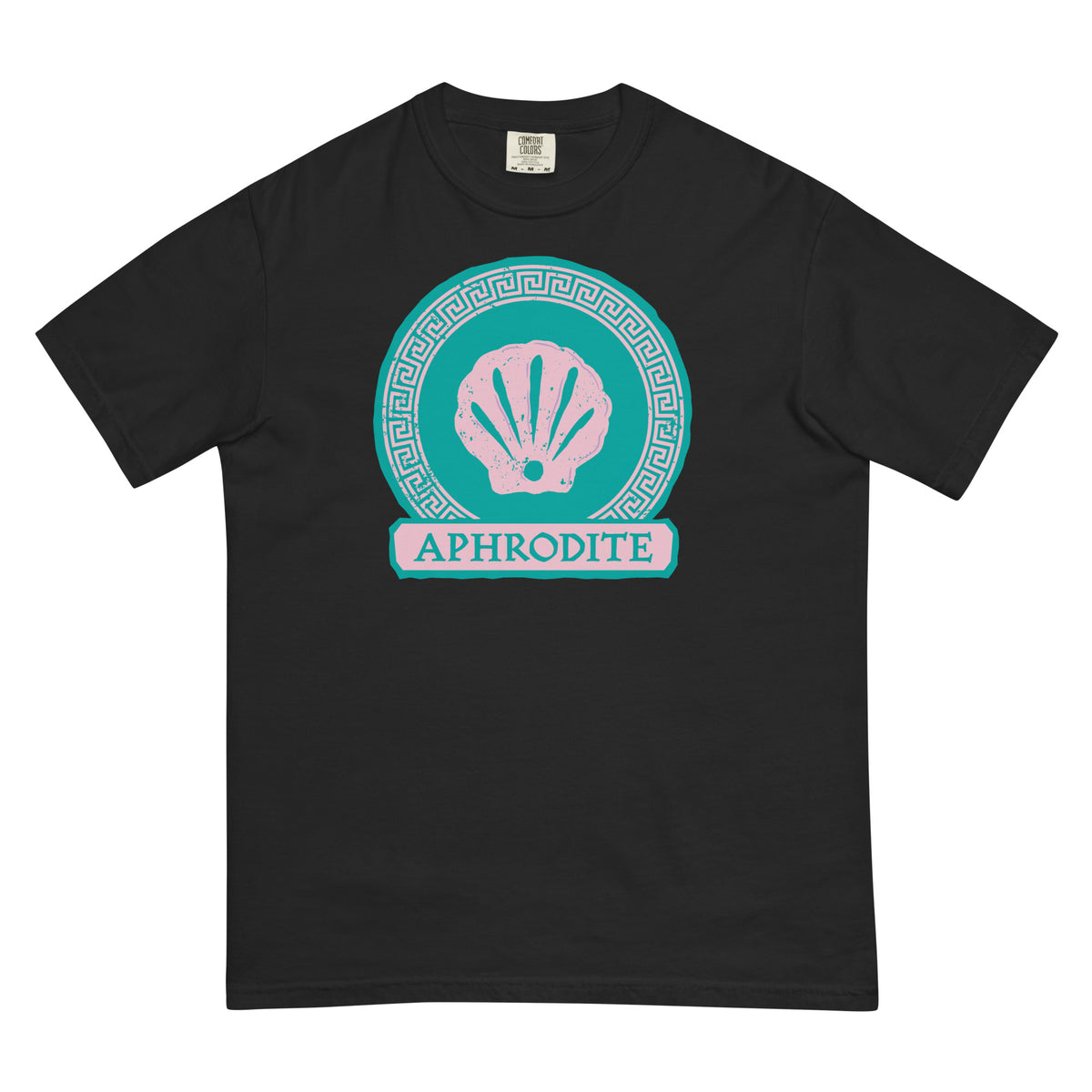 Back view of the Black Comfort Colors t-shirt