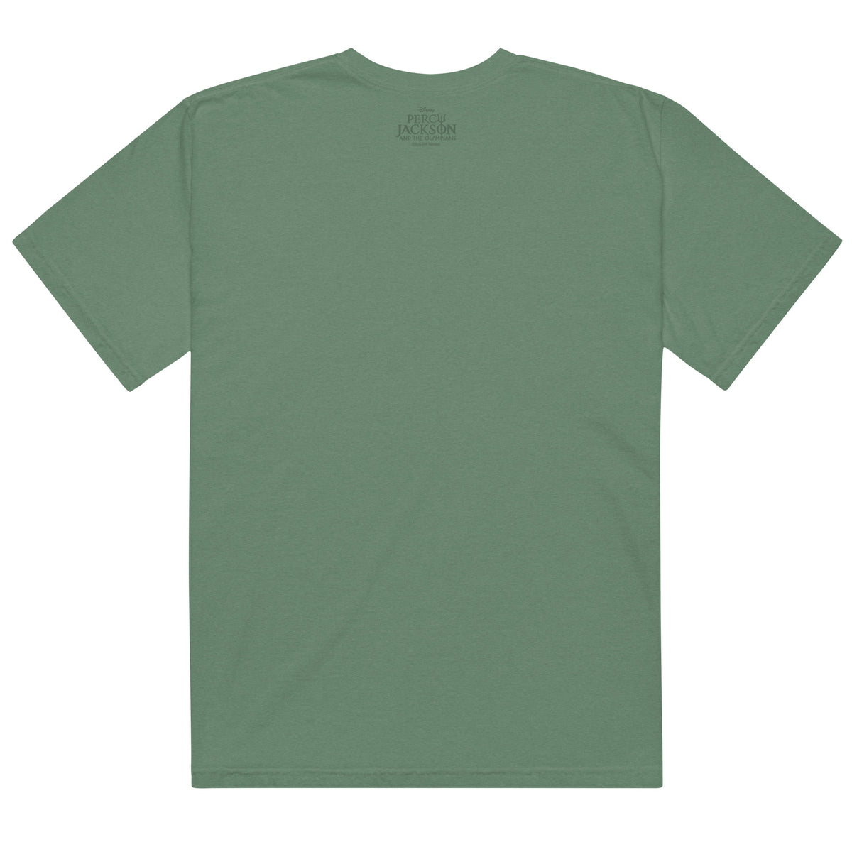 Close-up of the Artemis graphic design on the chest of the t-shirt