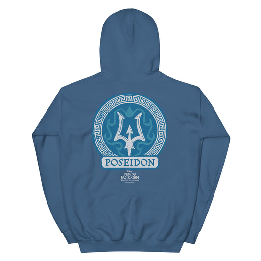 Percy jackson hoodie poseidon cabin - indigo blue