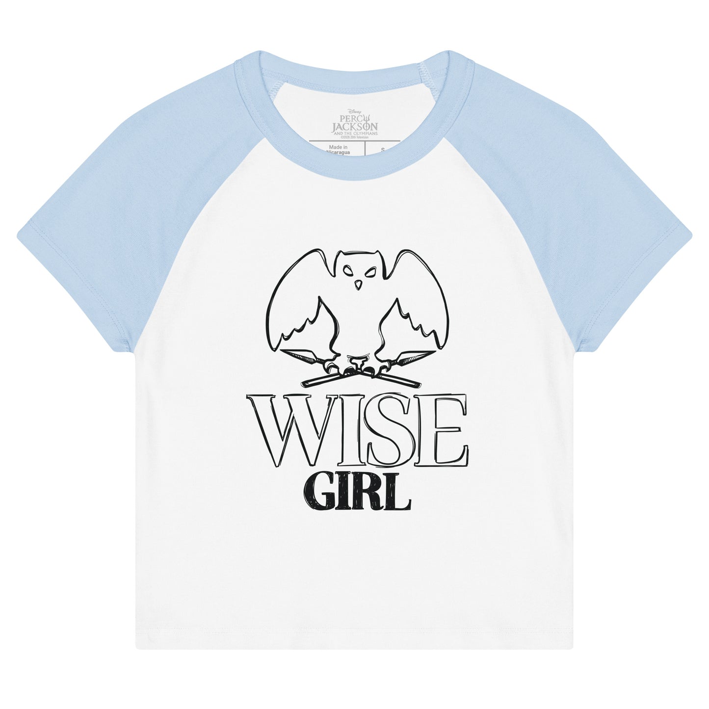 Percy Jackson Women's Raglan T-Shirt Wise Girl