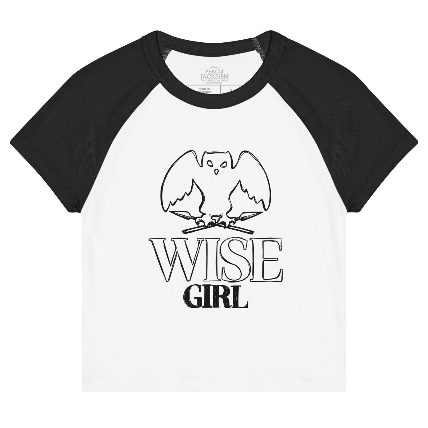 Percy Jackson Women's Raglan T-Shirt Wise Girl