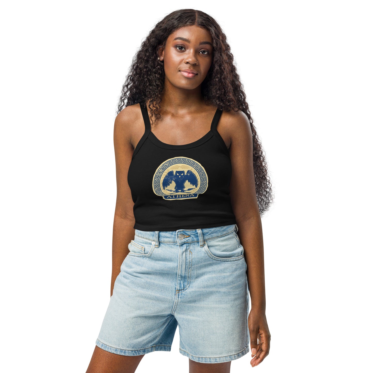 Percy Jackson Women's Micro Tank Top Athena Cabin